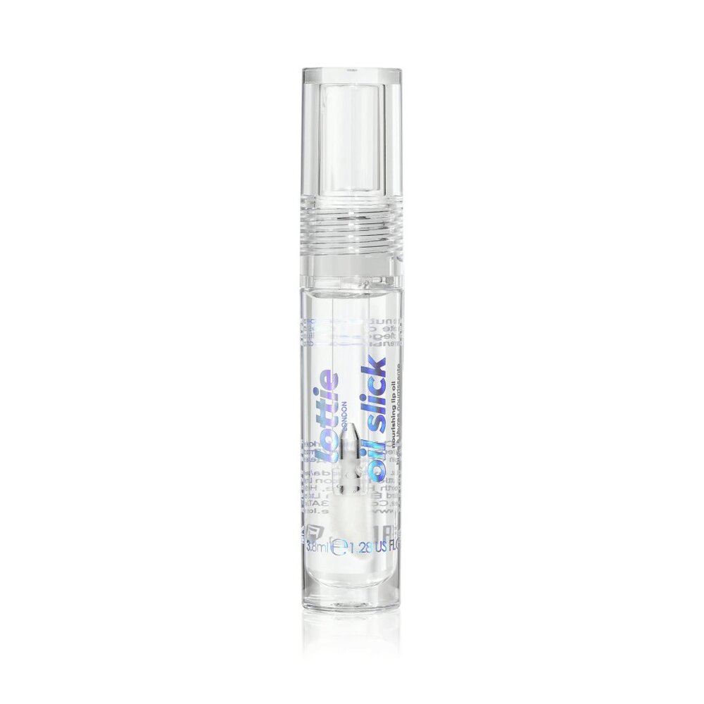 Lottie London Oil Slick, 100% Vegan Lip Oil, Vanilla Whip, 0.12 fl oz